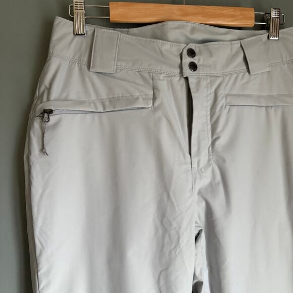 COLUMBIA Women's Small Light Grey Ski Pants Snow Snowboard Winter Sports Gorp - Picture 2 of 9